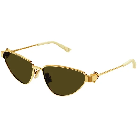 NEW BV1186S 002 BOTTEGA VENETA SUNGLASSES  GOLD/BROWN WOMEN EYEWEAR BOTTEGA VENE Bottega Veneta Sunglasses BV1186S-002 main image 3